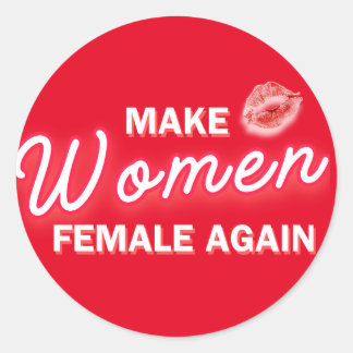 MWFA #4 CLASSIC ROUND STICKER