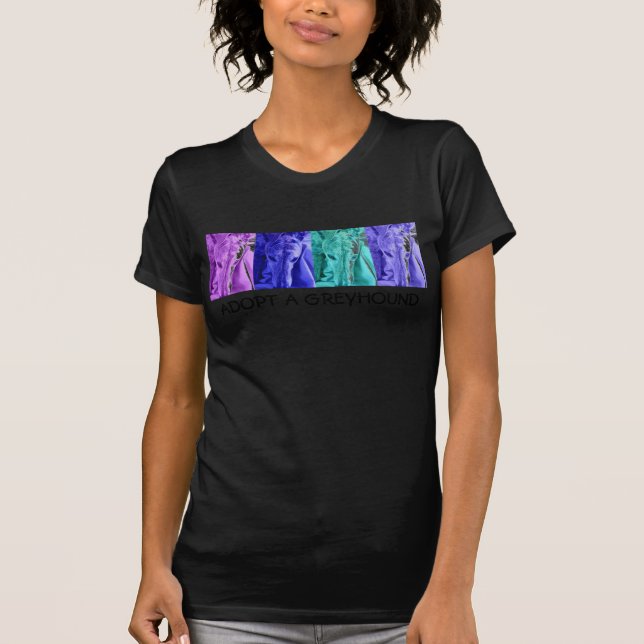Mx4 design ADOPT A GREYHOUND shirt (Front)
