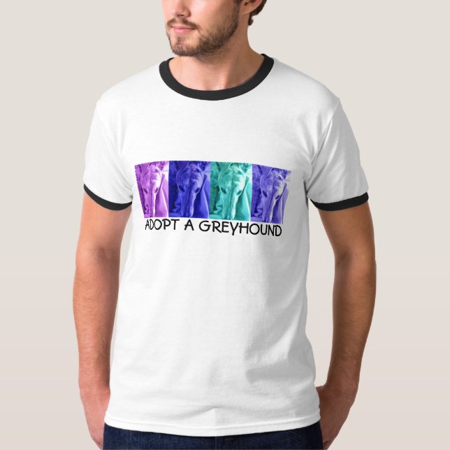 Mx4 design ADOPT A GREYHOUND Tee (Front)