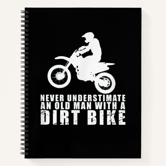 MX Dirt Bike Dad Notebook (Front)