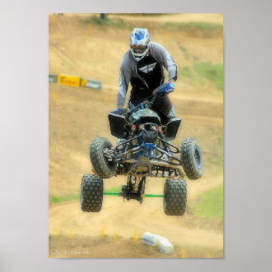 MX Quad Racing Poster