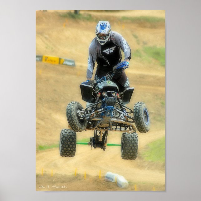 MX Quad Racing Poster (Front)