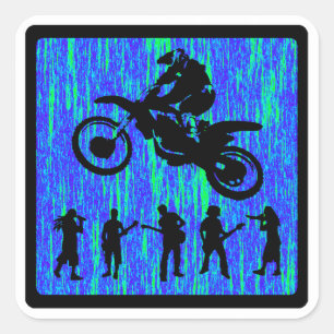 MX SPOON STYLED SQUARE STICKER