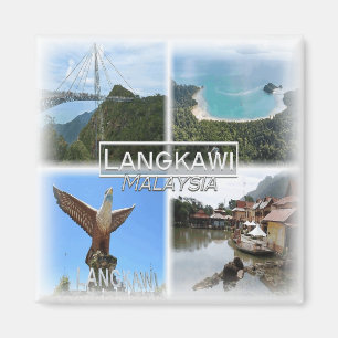 MY0025 Asia, Malaysia, Langakwi, fridge Magnet