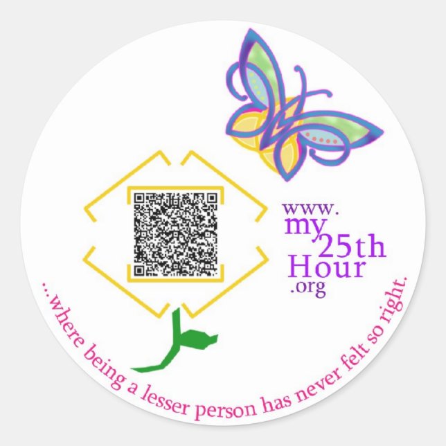 my25thhour - 3" sticker -flower (Front)