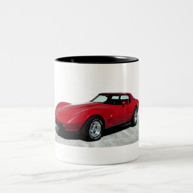 My 1979 Red Corvette Two-Tone Coffee Mug (Center)