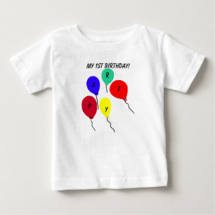 My 1st Birthday Party Balloons Infant T-Shirt