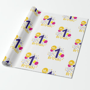 My 1st Birthday Wrapping Paper