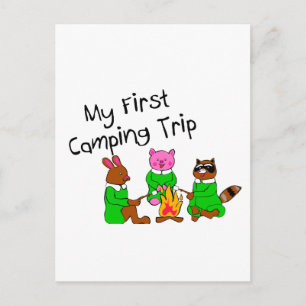 My 1st Camping Trip Postcard