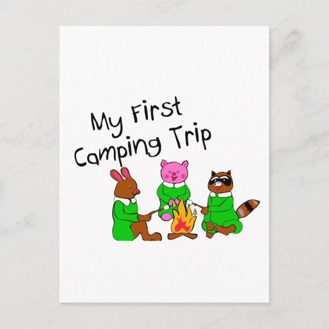 My 1st Camping Trip Postcard (Front)
