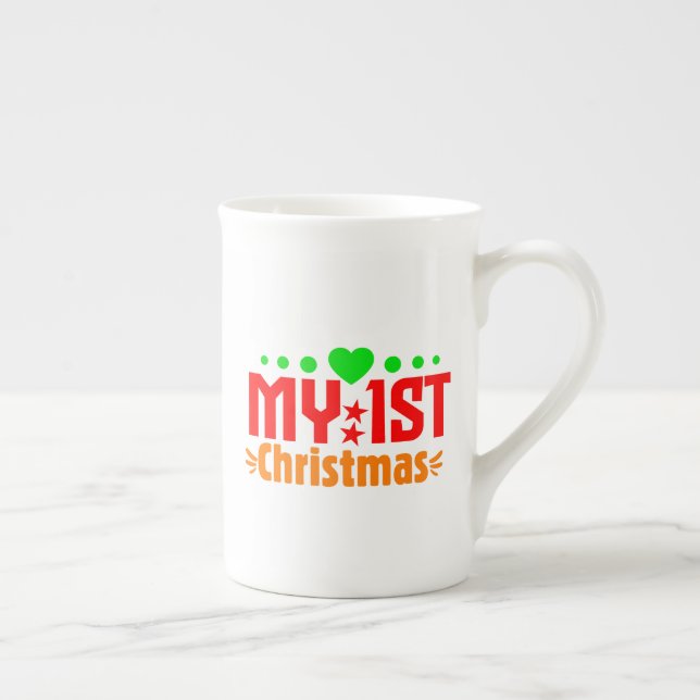 My 1st Christmas-39723 Bone China Mug (Right)