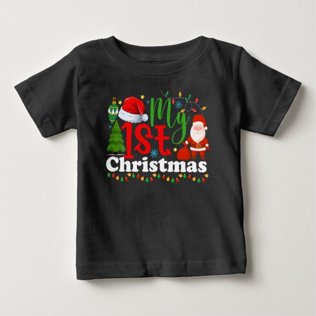 My 1st Christmas-81053 Baby T-Shirt (Front)