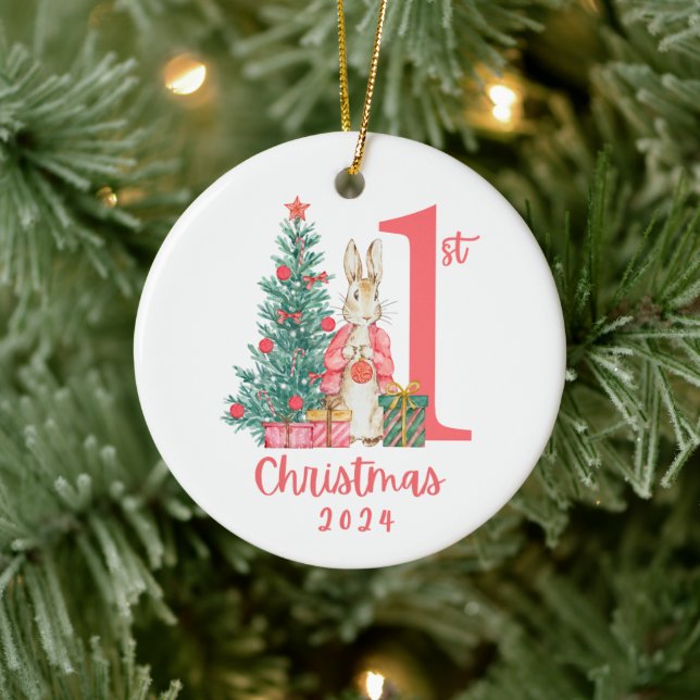 My 1st Christmas Ceramic Tree Decoration (Tree)