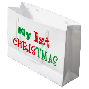 my 1st Christmas Large Gift Bag