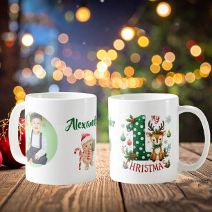 My 1st Christmas Little Reideer Photo Coffee Mug