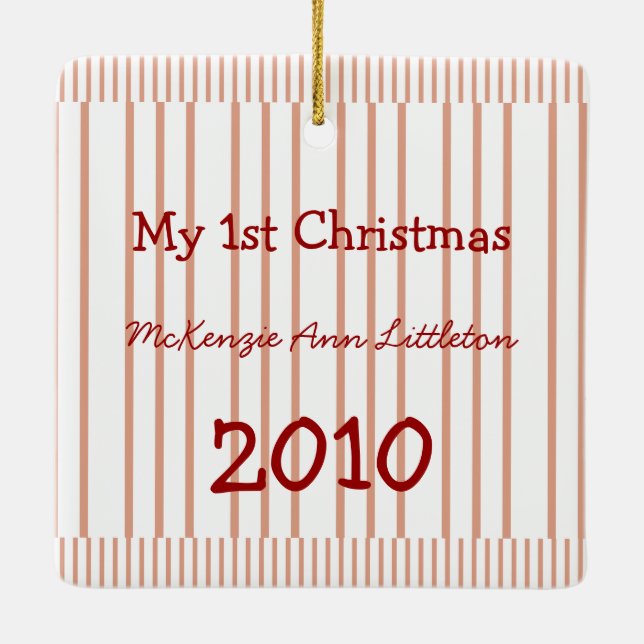 My 1st Christmas Ornaments (Back)