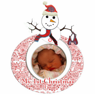 My 1st Christmas Photo Sculpture Decoration