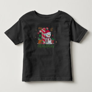 My 1st Christmas Snowman Toddler T-Shirt