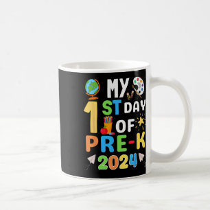 My 1st Day Of Pre-k 2024 First Day Back To School Coffee Mug