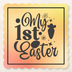 My 1st Easter-93185 Keychain Paper Coaster