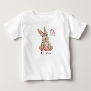 My 1st Easter - Bunny Rabbit and Painted Egg  Baby T-Shirt
