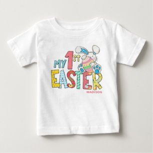 My 1st Easter Cute Baby Bunny Rabbit Personalised T-Shirt