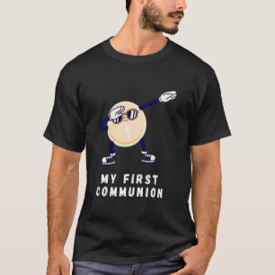 My 1st First Communion Cool Dabbing Wafer Boys Gir T-Shirt