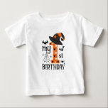 My 1st Halloween Birthday Baby T-Shirt<br><div class="desc">My 1st Halloween Birthday Baby T-Shirt</div>