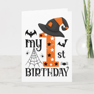 My 1st Halloween Birthday Card