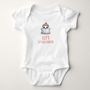My 1st Halloween Pumpkin Ghost Baby Bodysuit