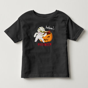 My 1st Halloween Pumpkin Ghost Personalised Toddler T-Shirt