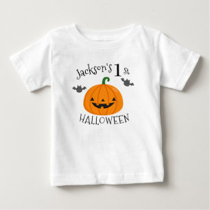 My 1st Halloween Pumpkin Personalised Baby T-Shirt