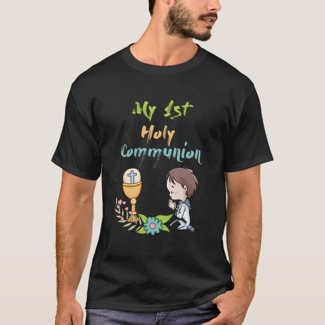 My 1St Holy Communion Boy T-Shirt (Front)