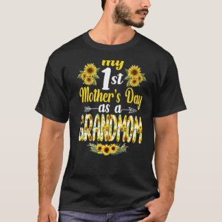 My 1st Mother's Day As A Grandmom Funny Mothers Da T-Shirt