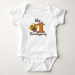 My 1st Thanksgiving Baby Bodysuit