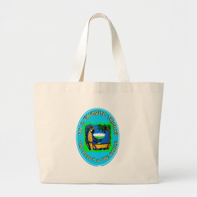 MY 2 FAVORITE THINGS LARGE TOTE BAG (Front)