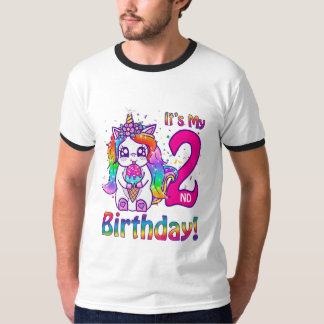 My 2nd Birthday ice cream T-Shirt