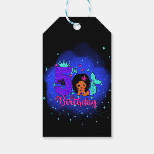My 5th Birthday Mermaid Gift Tags