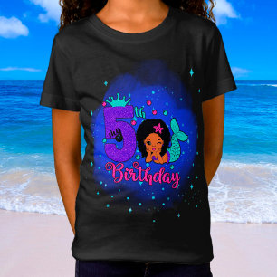 My 5th Birthday Mermaid T-Shirt