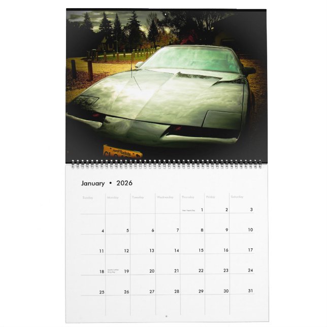 My 85 Pontiac Firebird Calendar (Jan 2026)