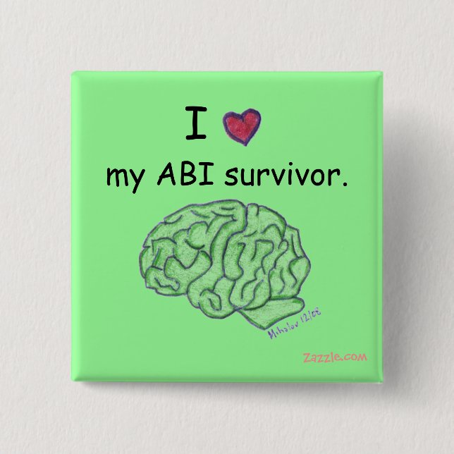 My ABI survivor button (Front)
