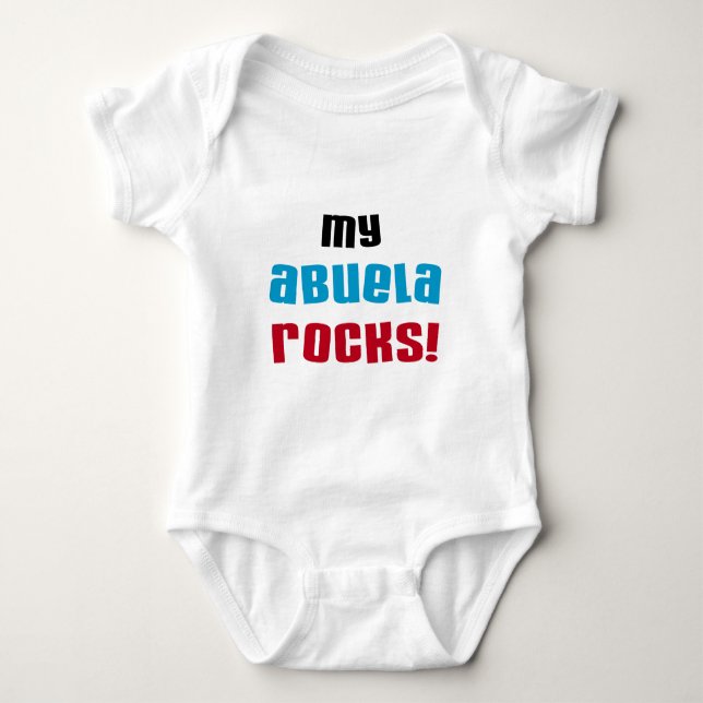 My Abuela Rocks T-shirts and Gifts (Front)