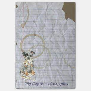 My ACD Ate My Lesson Plan Post-it Notes