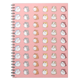 My Adorable Hamster Friends: A Cute Pink Notebook 