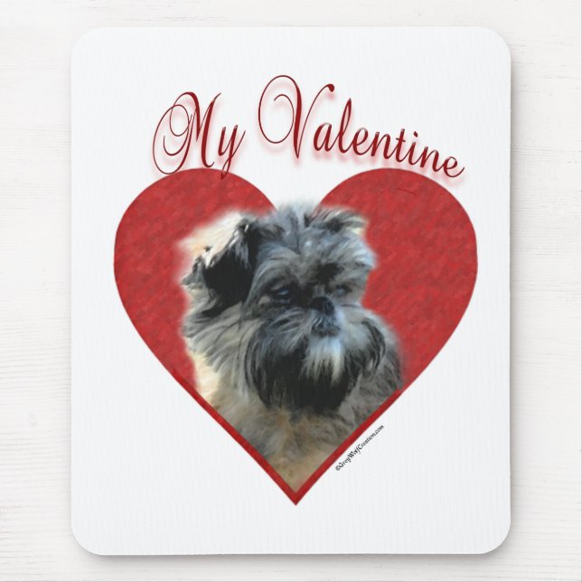 My Affenpinscher Valentine Mouse Mat (Front)