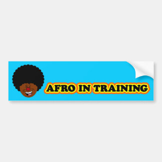 My afro is learning how to be kinky bumper sticker