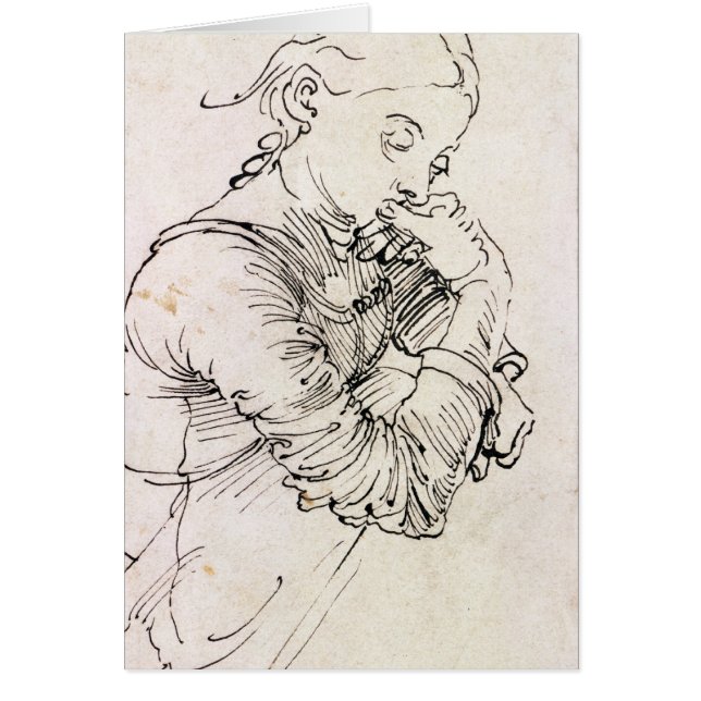 My Agnes', Durer's wife depicted as a girl, 1494 (Front)