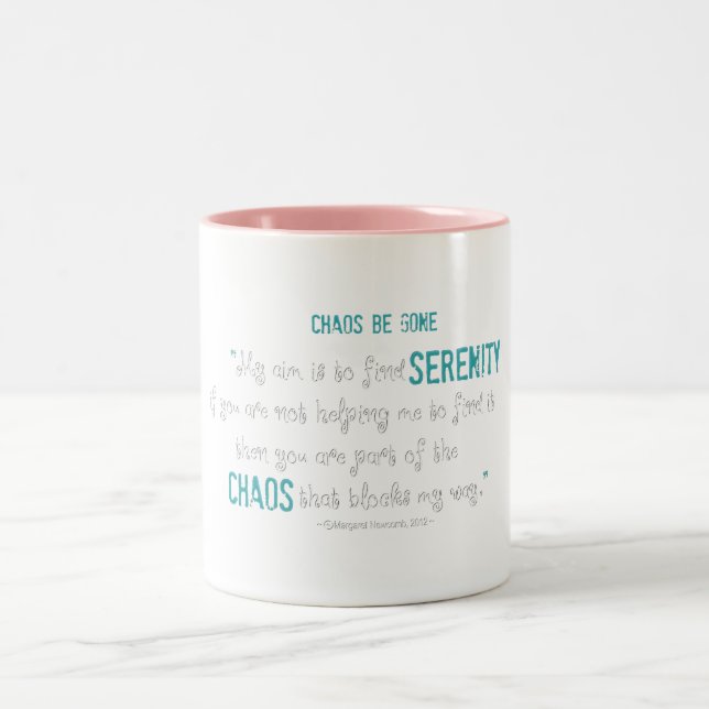 My Aim is to Find Serenity Coffee Mug (Center)