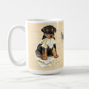 My Airedale Ate My Homework Coffee Mug