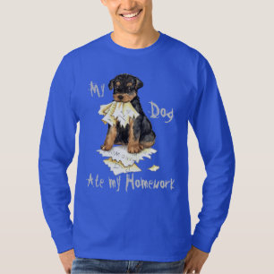 My Airedale Ate My Homework T-Shirt